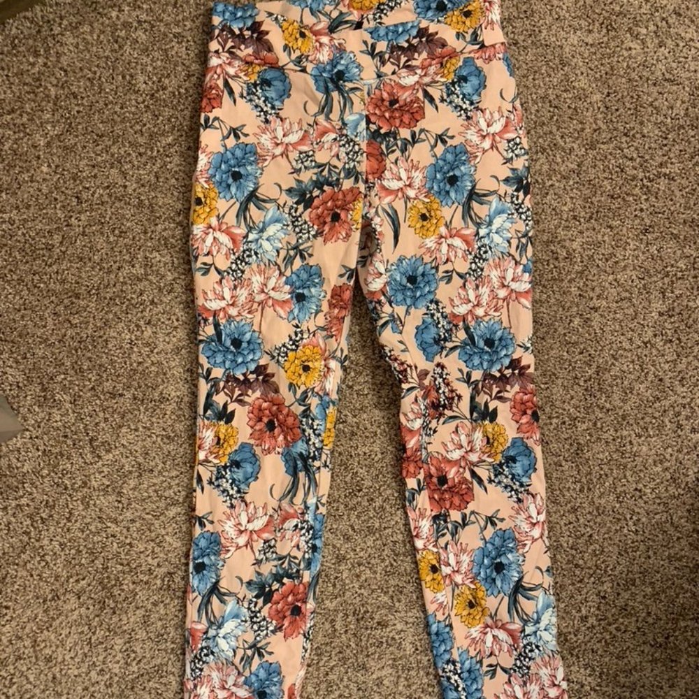 Pink Floral Meg & Margot Pants